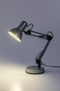 Lampa Stołowa Biurkowa Nocna Regulowana E27 Srebrny Klasyczny Samson Rabalux