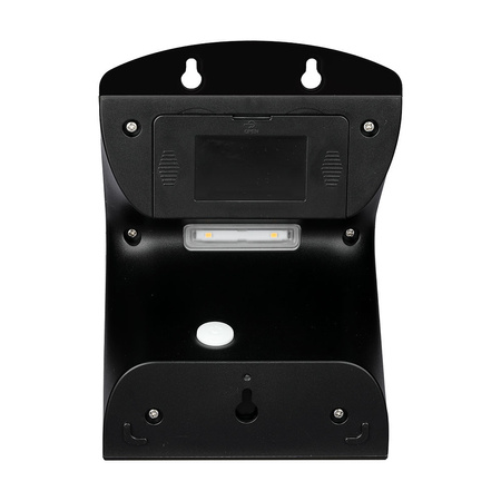 Lampa LED 3W Solarna Ścienna 4000K+3000K Z czujnikiem ruchu Czarny VT-768 V-TAC