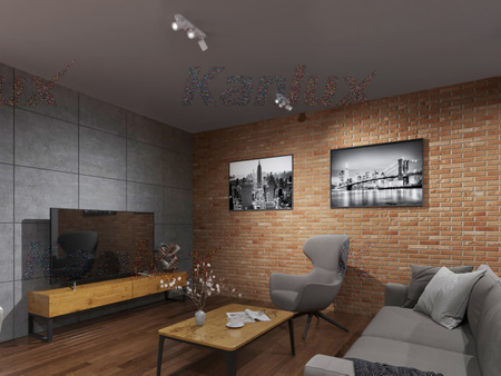 Oprawa lampa sufitowa LAURIN 3xGU10 biała 34cm Kanlux