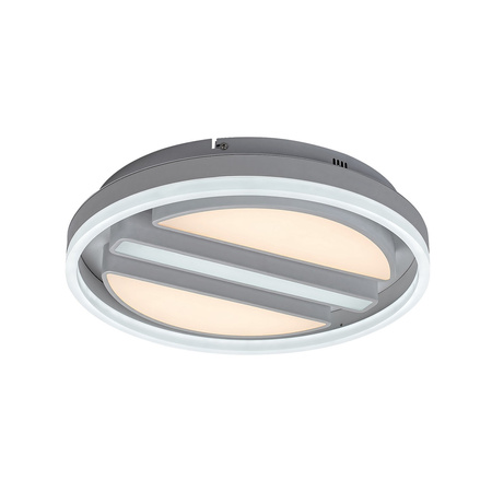 Plafon LED Lampa Sufitowa Oprawa Ścienna Natynkowa 55W CCT Ściemnialna Timer Pilot Biały Nowoczesny Gremin Rabalux