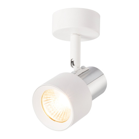 Oprawa Natynkowa Halogenowa Cino 1xGU10 Biała Chrom Spot Milagro