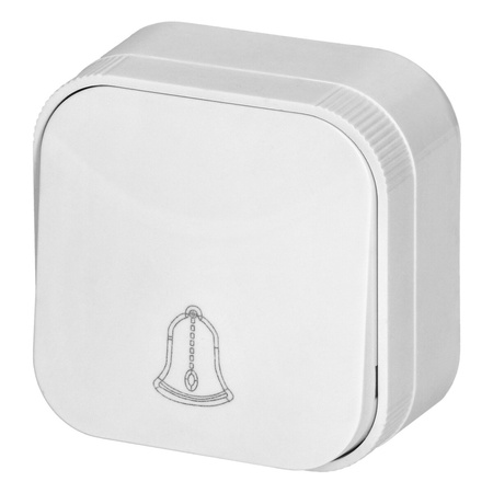 Dzwonek Przycisk Dzwonkowy ToDo Natynkowy IP20 ORNO BIAŁY