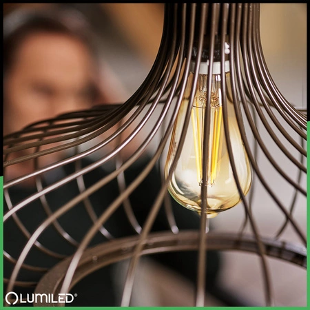 3x Żarówka LED E27 Edison ST64 4W = 35W 440lm 2000K Ciepła 360° FILAMENT LUMILED