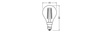 Żarówka LED P45 E14 3.4W = 40W 470lm 2700K Ciepła Ściemnialna 320° Filament Performance Class Ledvance