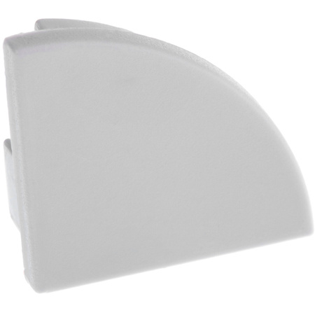 Zaślepka narożna do profilu KM55K-S szara tworzywo sztuczne