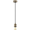 Lampa Wisząca Oprawa E27 Metalowy klosz brązowy VT-7555 V-TAC