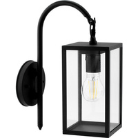 Kinkiet Ogrodowy Dół Lampa Elewacyjna Malmo E27 IP44 Grafit - GOLDLUX (Polux)