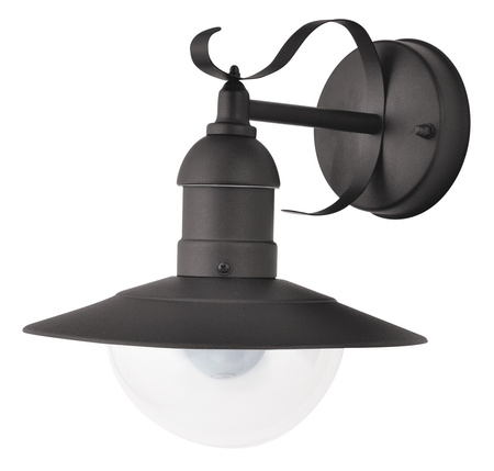 Lampa Ogrodowa LED Kinkiet Elewacyjny OSLO E27 IP44 Czarna RABALUX