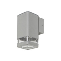 Lampa Ogrodowa Zewnętrzna Kinkiet Elewacyjny LED GU10 IP44 Szary Nowoczesny Sintra Rabalux