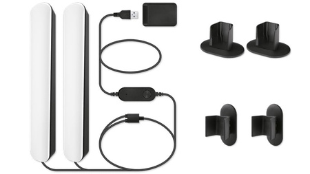 2x Lampa LED Biurkowa Gamingowa RGBIC Gradient 30cm Light Bar Inteligentna SMART WiFi Bluetooth Aplikacja WiZ