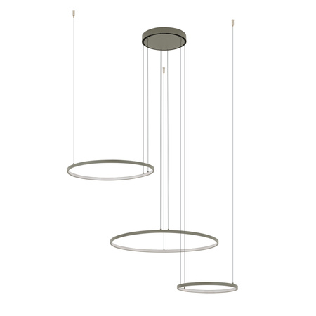 Lampa Sufitowa Wisząca LED 45W 1600lm 3000K Ciepła Oliwkowa Nowoczesna CIRCOLO LED 11398 Nowodvorski