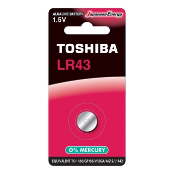 Bateria Alkaliczna Specjalistyczna TOSHIBA LR43 1,5V Blister 1szt