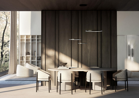 Lampa Sufitowa Wisząca LED 45W 1800lm 4000K Neutralna Czarna Nowoczesna CIRCOLO LED 10867 Nowodvorski