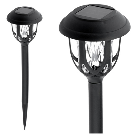 Lampa Solarna Ogrodowa LED Wbijana 5500-6000K IP44 40cm Czujnik Zmierzchu