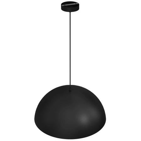 Lampa Wisząca Sufitowa BETA Czarna Złota 1xE27 45cm Milagro