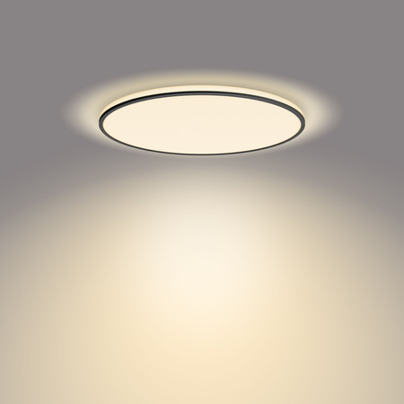 Lampa Sufitowa Plafon LED 36W 3600lm 2700K SceneSwitch Czarna Philips