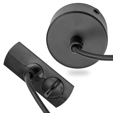 ADAPTER  ZASILAJĄCY DO SZYNOPRZEWODÓW 1F CZARNY LUMILED