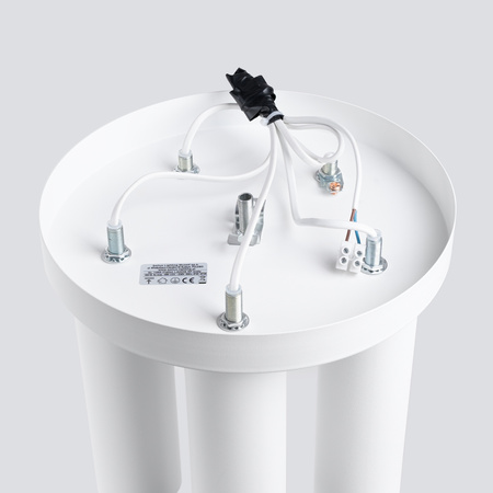 Lampa Sufitowa Plafon Tuba Spot 5x GU10 Biała Lagos Ocean Green SL.1465 Sollux