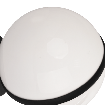 Lampa Ogrodowa Kinkiet Elewacyjny CIRCULO E27 IP44 Kula Czarno-Biała Eko-Light
