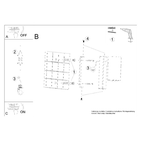 Lampa Ścienna Kinkiet GU10 Tubularna Biała Nowoczesna Utti Sollux