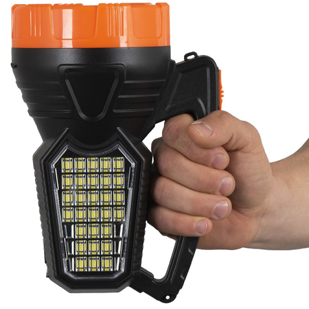 Latarka Szperacz LED Akumulatorowa Solarna Warsztatowa 1.6 W 170LM przód / 2.8W 860LM boczne LB0168 LIBOX