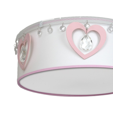 Plafon LED Lampa Sufitowa HEART 2xE27 Milagro