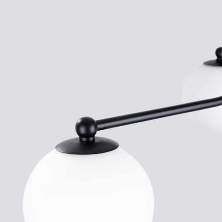 Lampa Wisząca Sufitowa Żyrandol 3x G9 Czarna Biała Astral French Sky SL.1662 Sollux