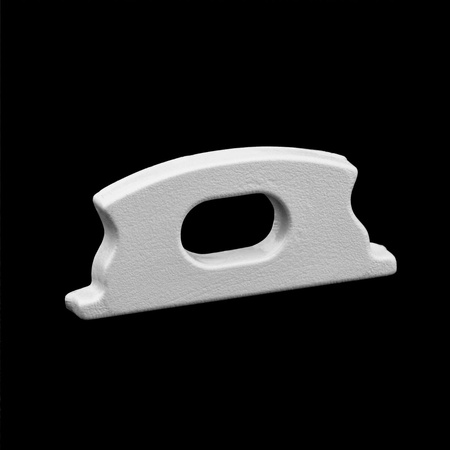 Profil Aluminiowy Anodowany do LED KM24 Srebrny Natynkowy 1m + Przesłona przezroczysta + Zaślepki