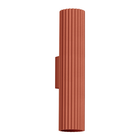 Lampa Ścienna Kinkiet Tuba Spot 2x GU10 Ochra Czerwona Karbon Deep Space SL.1634 Sollux