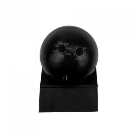 Czujnik Ruchu i Zmierzchu PIR IP44 Natynkowy Czarny 12m 180° CP Ecolight