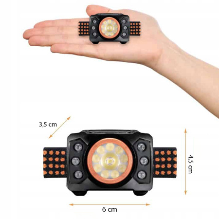 Latarka Czołowa LED Bateryjna 3xAAA 550lm 3 Tryby DURACELL