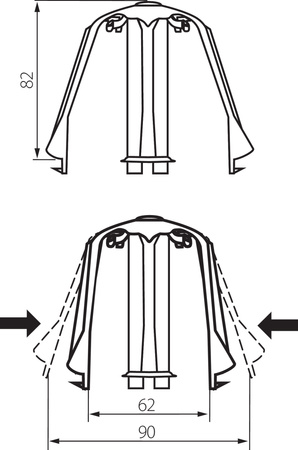 Osłona Dystansowa do Opraw Ścienno-Sufitowych SC-1 Kanlux