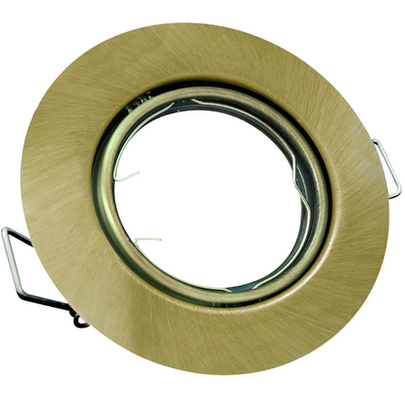 Oprawa sufitowa RUCHOMA OPIN GOLDLUX (Polux) OKRĄGŁA METAL PATYNA