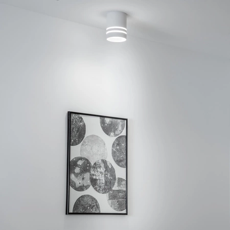 Oprawa Natynkowa HALOGENOWA Spot Tuba ARISA GU10 LUMILED Okrągła Biała 80mm