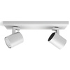 Lampa sufitowa Reflektor LED Spot Runner Biały 2x 4.2W CCT PHILIPS HUE Bluetooth Zigbee + Przełącznik Dimmer Switch