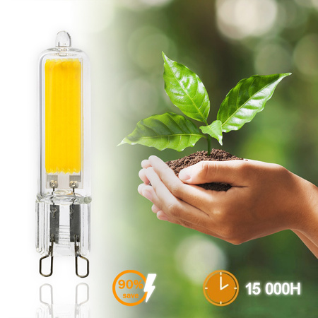 Żarówka LED G9 Kapsułka 5W = 50W 560lm 6500K Zimna 360° FILAMENT LUMILED