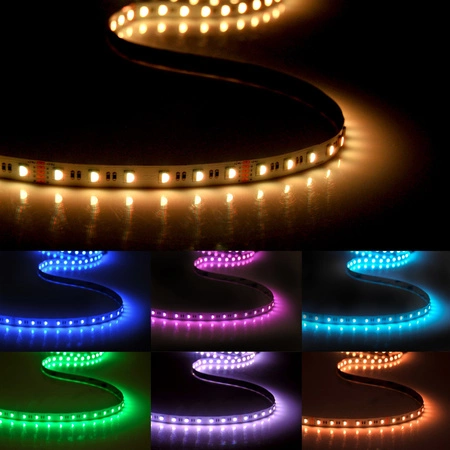 Taśma Pasek LED RGBw 34W 1500lm 120° Biała Ściemnialna Sanico Goldlux