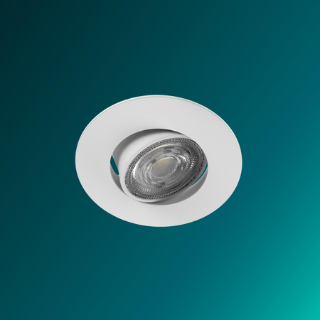 3x Oprawa Podtynkowa Wpuszczana LED 5W 500lm 2700K Ciepła Ruchoma Okrągła biały Ściemnialna 3-STEP SceneSwitch Cilantro Philips