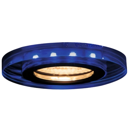 Oprawa sufitowa halogenowa srebrna SOREN GU10 podświetlana niebieska barwa Kanlux