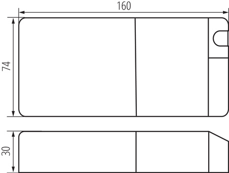 Zasilacz Sterownik LED 26.3W 0.7A Ściemnialny Biały TIBERI KANLUX