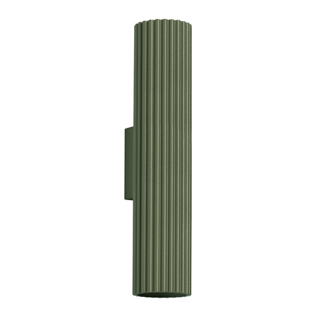 Lampa Ścienna Kinkiet Tuba Spot 2x GU10 Oliwkowa Karbon Deep Space SL.1615 Sollux