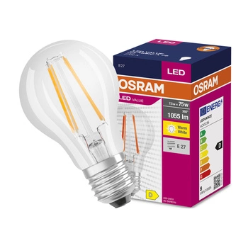 Żarówka LED E27 A60 8W = 75W 1055lm 2700K Ciepła 300° Filament OSRAM