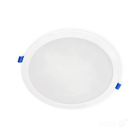 Oprawa Podtynkowa LED Downlight Lampa Punktowa 18W 1800lm 4000K Neutralna Oczko Spot Biała IP40 Sigaro Kobi