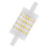 Żarówka LED Kapsułka R7s 9.5W = 75W 1055lm 2700K Ciepła 300° Ściemnialna LINE Osram