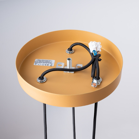 Lampa Sufitowa Wisząca Zwis 3x G9 Tubularna Złota Nowoczesna Arche Sollux