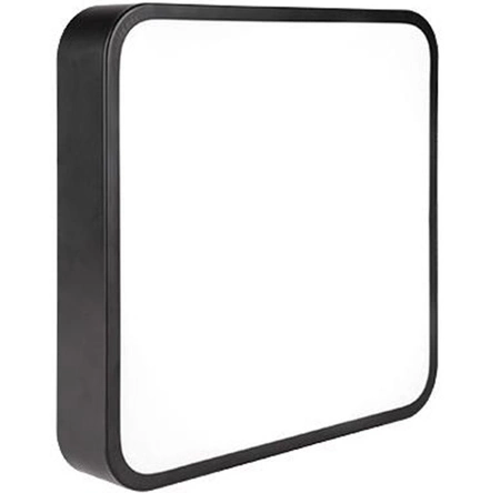 Plafon LED Lampa Sufitowa Ścienna Oprawa Kwadratowa 2640lm 30W 4000K IP22 Czarna 