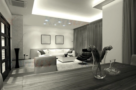 Oprawa sufitowa halogenowa SOREN GU10 podświetlana zimna barwa Kanlux