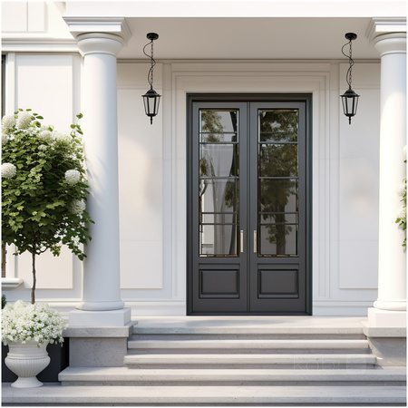 Lampa Sufitowa Wisząca Ogrodowa Zewnętrzna Zwis E27 Czarna IP54 LO 4105 Kobi