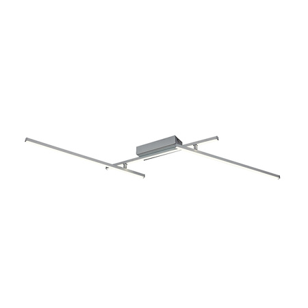 Lampa Sufitowa LED Natynkowa 24W Srebrny Nowoczesny Negan Rabalux
