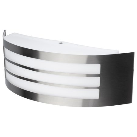 Kinkiet Ogrodowy Elewacyjny Lampa Zewnętrzna E27 INOX IP44 DORIS